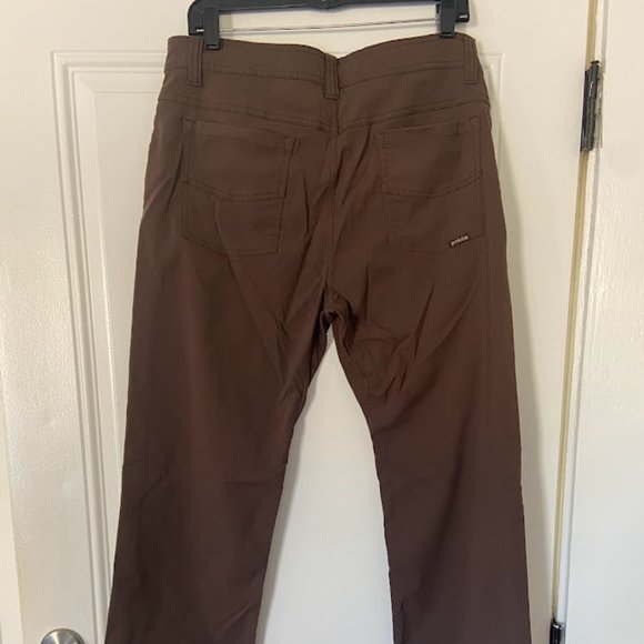 Dark Brown Prana pants, 34x32 - Picture 1 of 5